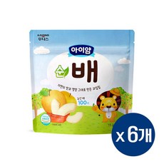 일동후디스 아이얌 동결건조 과일칩 순배, 15g, 6개