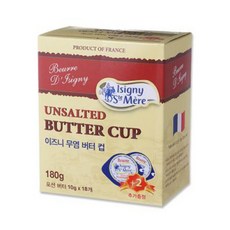 이즈니 무염 버터 컵 10g 18개입 냉장 버터, 옵션1 - 기본포장 (박스or비닐포장) (+0원)