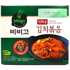 코스트코 CJ 비비고 직화솥 김치볶음 1.5kg(150g x 10개) + 해핑 봉지클립(대) 1P 반찬, 1개, 1.5kg