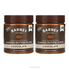 Barney Butter 초콜릿 아몬드 버터 무설탕 키토 초코 잼 284g 2팩, 2개