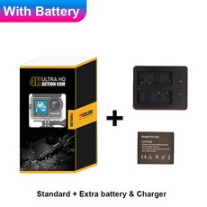 액션캠 Presale KEELEAD K80 Action Camera 4K 60FPS 20MP 2.0 Touch LCD EIS Dual Screen WiFi Webcam Waterproof Helmet Sports Video Cam, Standard 193 China