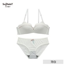 바이오버씨 브래지어세트 회원 뛰어넘다 년 구매함 전유 초살 여섯 마리 래빗 노와이어 숏 흉부위 가슴을 모아주는 볼륨업