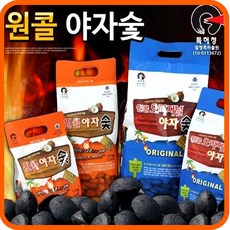 헬로우캠핑 원콜야자숯 1.2kg2kg2.4kg3.9kg 차콜 참숯 킹스포드숯, 원콜야자숯 오리지널 2kg