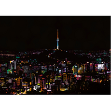 세계 도시 컬러 스크래치 페이퍼 컬러링 보드 - DIY 집콕놀이 취미생활, C09_서울