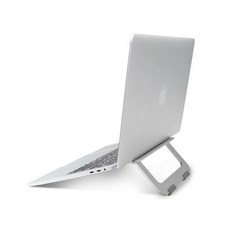 휴대용 접이식 알루미늄 초경량 노트북 받침대 거치대 스탠드 LS02 IP, 실버