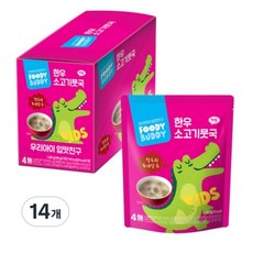 푸디버디 한우 소고기뭇국, 180g, 56개