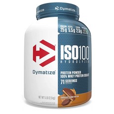다이마타이즈 ISO 100 웨이 프로틴 파우더 단백질 보충제, 2.3kg, 초콜릿 피넛 버터(Chocolate Peanut Butter)