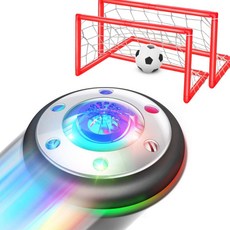 WisToyz 키즈 장난감 축구공 세트 충전식 에어 축구 LED 빛과 폼 범퍼가 있는 실내 축구공 소년 소녀 유아용 장난감 공기, 단일옵션