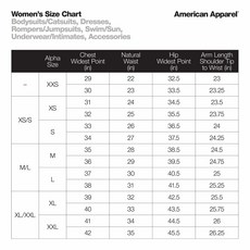 아메리칸어패럴 American Apparel 여성용 면 스판덱스 민소매 바디수트.. 정품보장