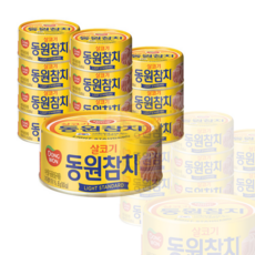 동원 라이트 스탠다드 참치, 85g, 9박스