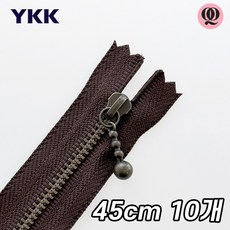 퀼팅맘 YKK지퍼 물방울 앤틱 메탈지퍼