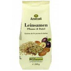 Alnatura 유기농 아마씨 자두 앰프 날짜 200G, 1개
