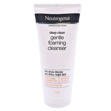 뉴트로지나 딥클린 약산성 젠틀 포밍 클렌저, 175g, 9개