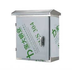 옥외 스탠드 배전함 컨트롤 분전반 통신단자함 방수 커버 분전함, 1개, 300x400x200 0.8mm-304