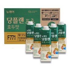 뉴케어 당플랜 프로 호두맛 230ml MPB플랜 당뇨식 균형영양식, 단품, 24개