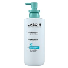 라보에이치 댄드 러프 클리닉 비듬 두피 각질 케어 약산성 샴푸, 1개, 400ml