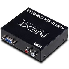 HDMI to VGA + 음성 변환 컨버터 NEXT-2215HVC, 단품