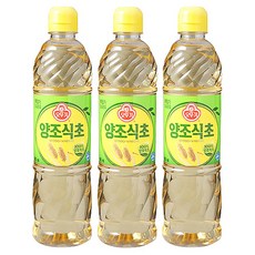오뚜기 양조식초, 900ml, 3개