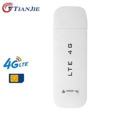 TianJie 4G/3G 동 와이파이 라우터 100Mbps USB 모뎀 광대역 핫스팟 LTE 3G/4G 범용 Usb 모뎀 스틱 날짜 카드|3G 모뎀|, CPE904-1(A0)