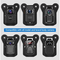 BOBLOV 마그네틱 흡입 백 클립에는 KJ21 HD66 02 N9 T5 경찰 카메라 용 강력한 흡입 기능이있는 내부 및 외부 자석이
