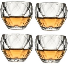 하이볼잔 양주잔 위스키잔 다이아몬드 컷 프리즘 크리스털 고풍 유리 보드카 시바스 와인 개