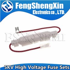 5kv 650ma 0.65a 0.7a 0.75a 0.8a 0.85a 1a 650ma 700ma 800ma 900ma 600ma 850ma 전자레인지 홀더 세트 고전압 퓨즈, 5kv 0.8a 홀더 세트, 1개
