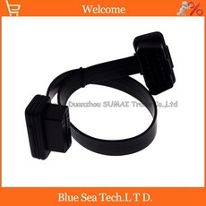 투투의 운전 OBD 연장 케이블 순정연동hud 래치 업 윈도우 자동차 OBD2 개발 플랫 와이어 남성-여성 연, 03 20 PCS