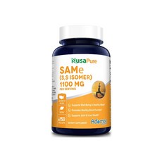 NusaPure SAMe 1100mg 150베지캡슐, 150정, 1개