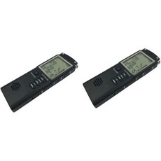  미키킷 2pcs 사운드 레코더 시크릿 오디오 소형 포켓 장치 grabadora de voz 테이프 휴대용 mp3 플레이어 t60 디지털 음악MP3플레이어 블루투스 MP3플레이어 음, Blackx2pcs_Size 2x2pcs 