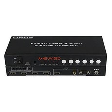 A-NeuVideo 4x1 HDMI Quad Multi-Viewer with Seamless 변환기 A-NeuVideo 4, 상세내용참조
