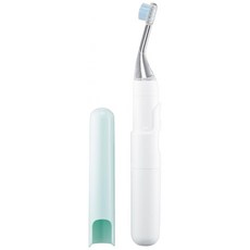 일본직발송 7. 콤비 테테오 대고 닦기만 하면 전동 마감 브러쉬 그린 B01I8W90BQ, 1개, 본체, 그린