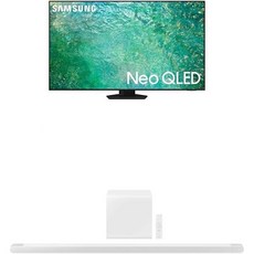 삼성 75인치 클래스 네오 QLED 4K QN85C 시리즈 퀀텀 HDR 돌비 애트모스 오브제 트래킹 사운드 모션 엑셀러레이터 터보 게이밍 허브 알렉사 내장 스마트 TV QN75
