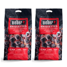 웨버 차콜 브리켓 4kg, 8kg, 2개