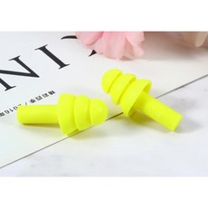 6 쌍 상자 포장 편안한 소음 방지 귀마개 감소 실리콘 수면 보호 수영, [08] Yellow