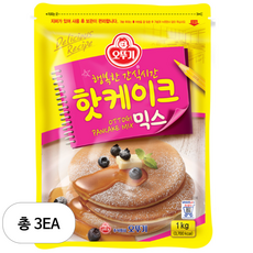 오뚜기 핫케이크 믹스, 3개, 1kg
