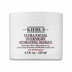 키엘 울트라 페이셜 오버나이트 수분 마스크 125ml Kiehls Ultra Facial Overnight Hydrating Masque 4.2oz, 1개, 125ml/4.2oz