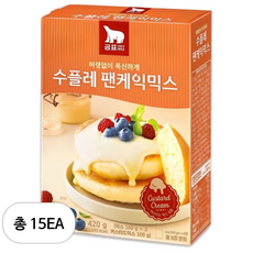 곰표 수플레 팬케익믹스, 420g, 15개