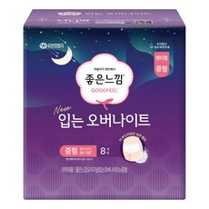 GOODFEEL 夜用褲型衛生棉, M(90~100號), 8片, 1包