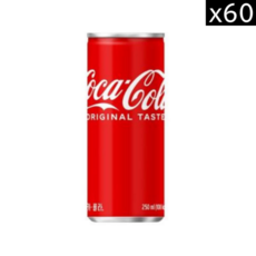 코카콜라 캔, 250ml, 60개