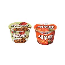 농심 짜파게티 큰사발8개입 / 새우탕 큰사발8개입 / 16개입, 1개