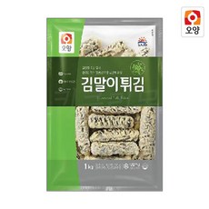 [자연맘스토리] 사조오양 김말이 튀김 1kg, 1봉