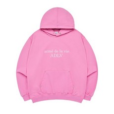 [국내매장판] 아크메드라비 BASIC LOGO RIVET POINT 후드티 PINK_377036