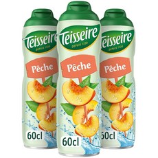 Teisseire 떼세르 드링크 복숭아 시럽 600ml x 3개