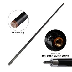 3142 POINOS 카본 메이플 싱글 샤프트 당구 풀 큐 스틱 샤프트 10.8/11.75/13mm 팁 Uni-loc QR 조인트 탄환, 05 11.75mmUni