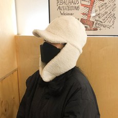 뽀글이자석군밤모자