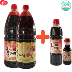 홍게간장 1.8L + 홍게액젓 1.8L + 간장 700ml 홍게맛장소스 이영자 파김치 레시피 라미란 이정현 편스토랑 W.A.T.B, 1개