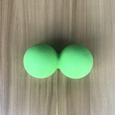 힘줄이 골을 터뜨렸다 필름 근육 릴렉스 마사지 공 혈위치 헬스 피트니스 하키 땅콩 구기 종목의 하나 건 스트레치볼, 더블 볼 （땅콩 타입 ）그린