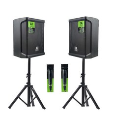 다트 DS-A1PRO 300W 건설현장 교육 체조 행사 휴대용 충전식 앰프 블루투스 USB