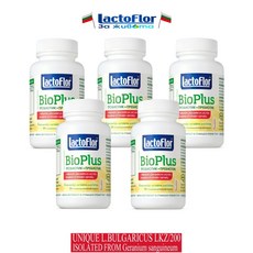 Lactoflor 락토플로어 바이오플러스 60 3통 5통, 60정, 5개