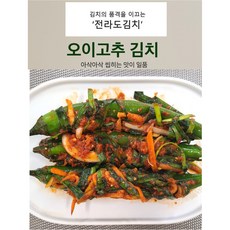 당신의죠스 국내산 전라도 아삭 매콤 오이 고추김치, 1개, 600mg